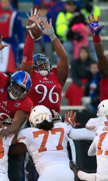 Kansas beats Texas for first time since 1938, 24-21 in OT